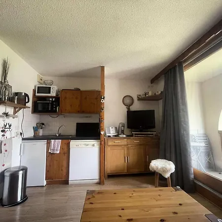 公寓 Soleil - Coquet T2 Avec Magnifique Vue Proche Du Telesiege Super Venosc Mae-8091 莱德萨阿尔卑斯